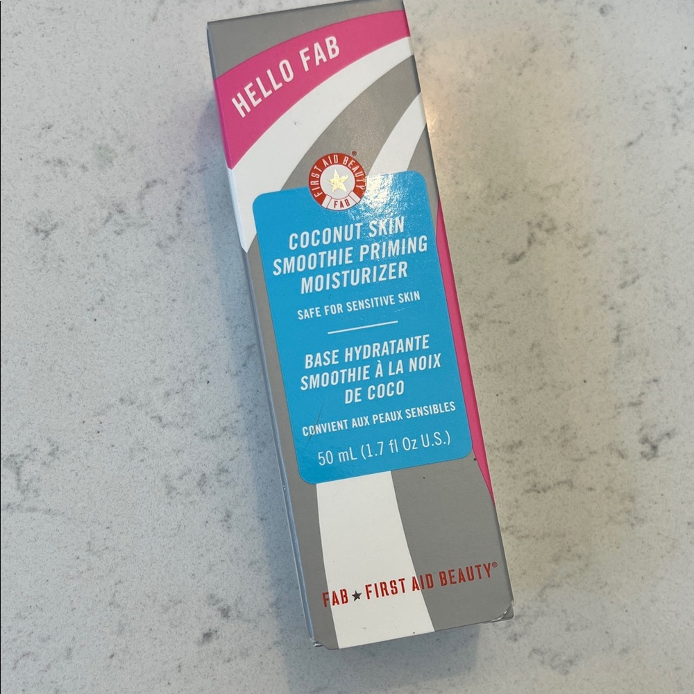 First Aid Beauty Coconut Skin Moisturizer - Pink and Gray Packaging